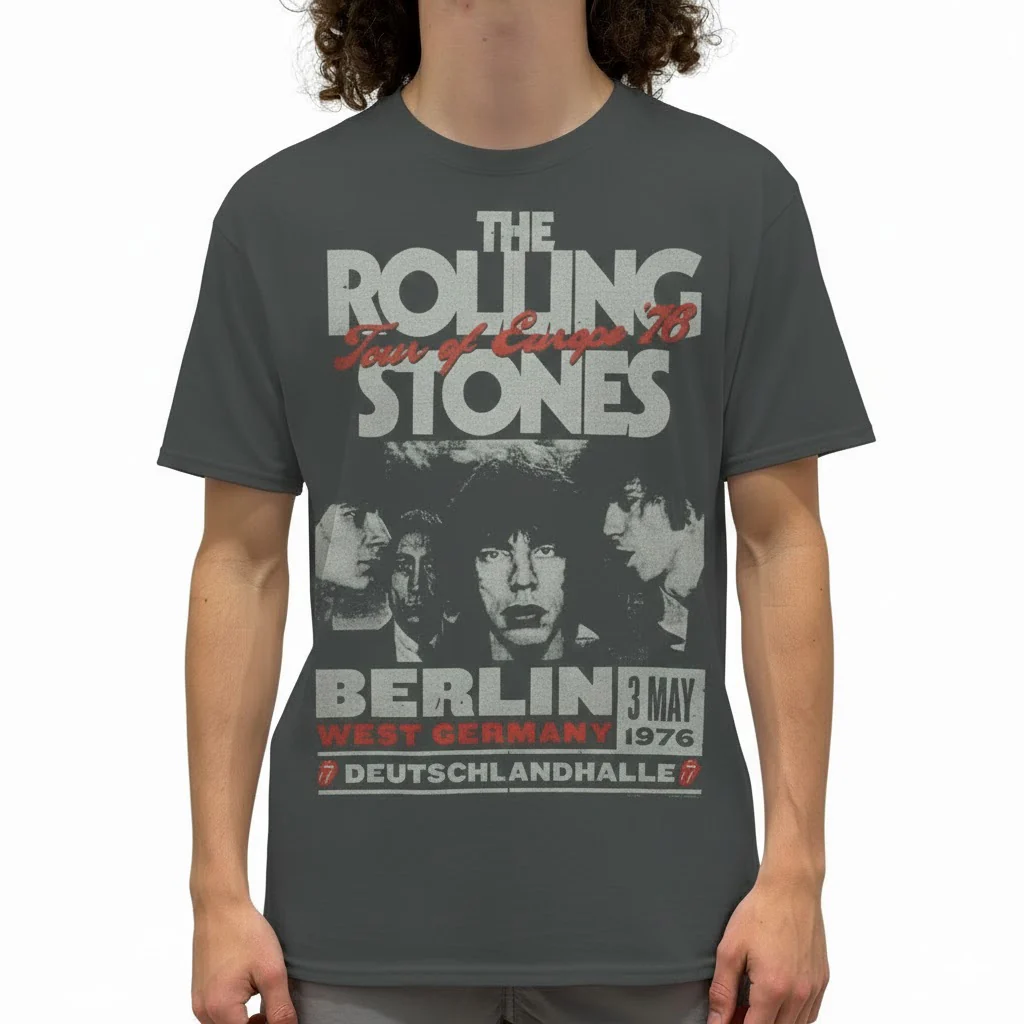 Rolling Stones Europe 76 T-Shirt - Image 2