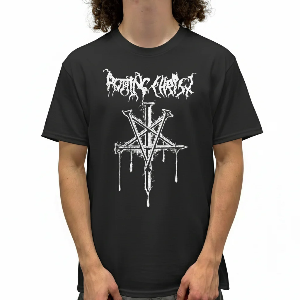 Rotting Christ Pentagram T-Shirt - Image 2
