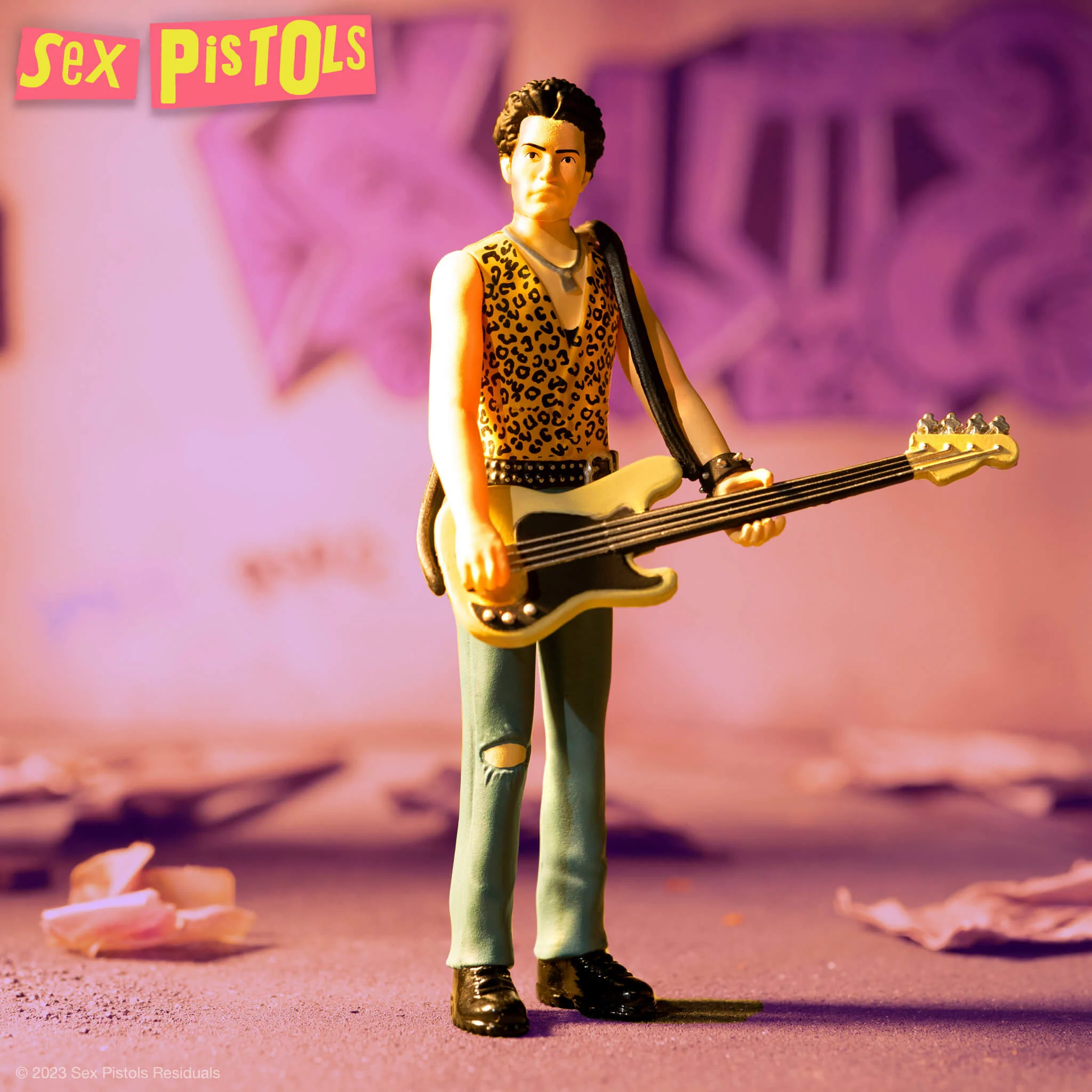 Sex Pistols Sid Vicious Figurine by Super7 - Image 3