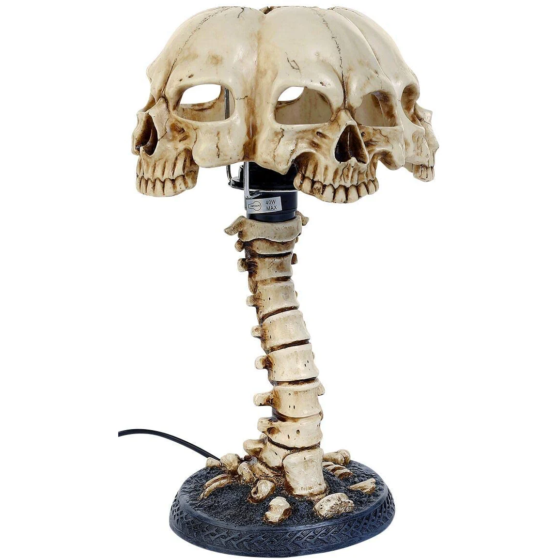 Skulls on Spine Lamp - Image 2