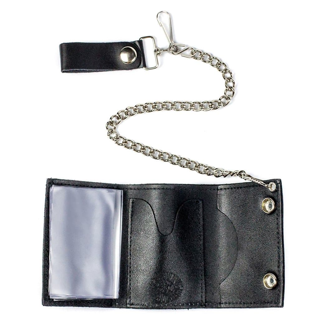 Spiderweb Tri-Fold Wallet w/ Chain - Image 2