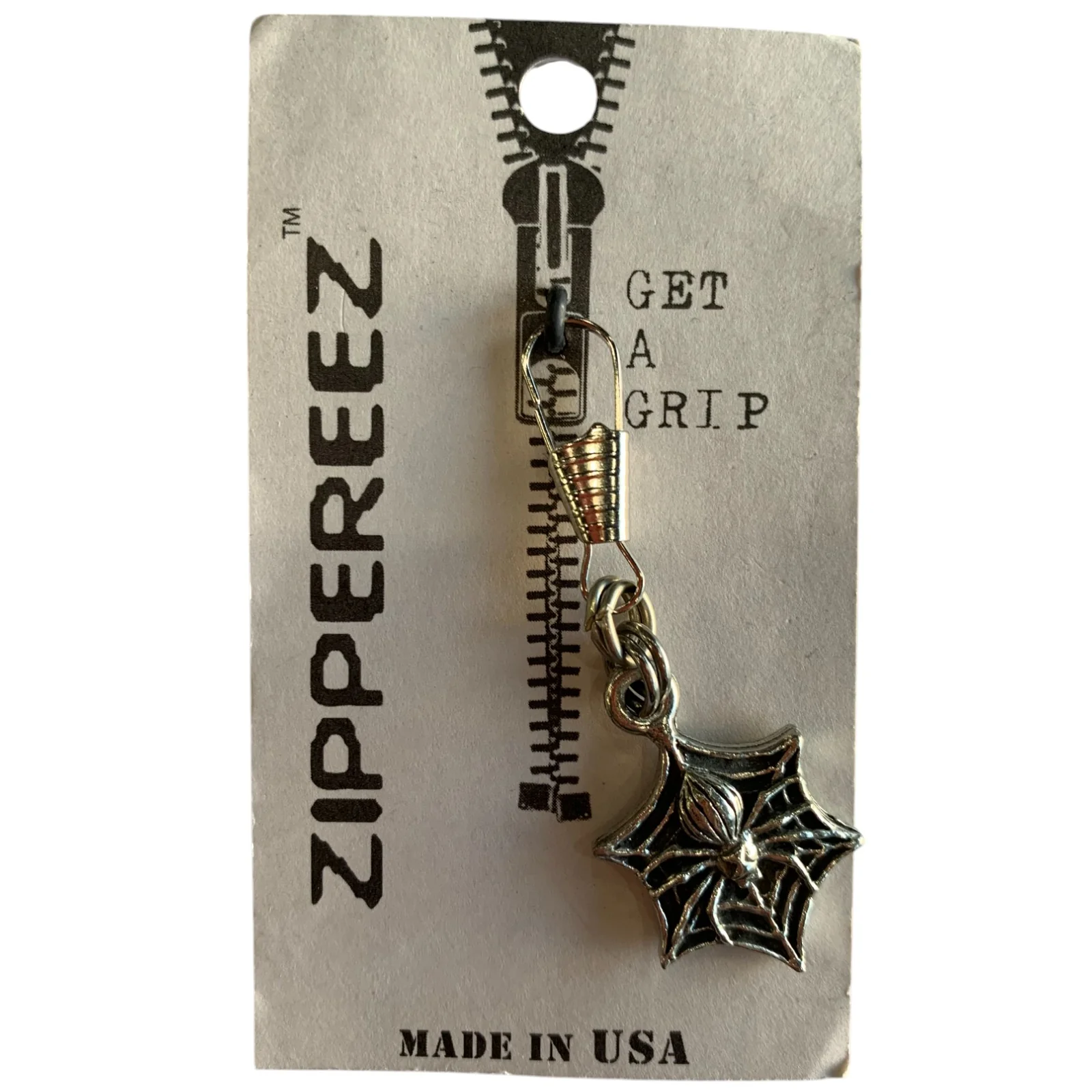Spiderweb Zipper Pulls for Biker Jacket - Image 3