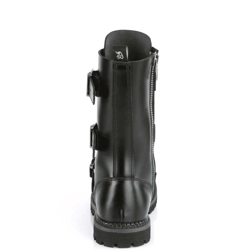 Demonia Steel Toe Combat Boot Riot-12 - Image 4