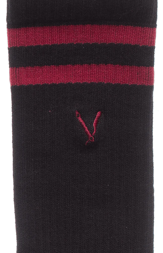 Straight Razor Embroidered Socks - Image 2
