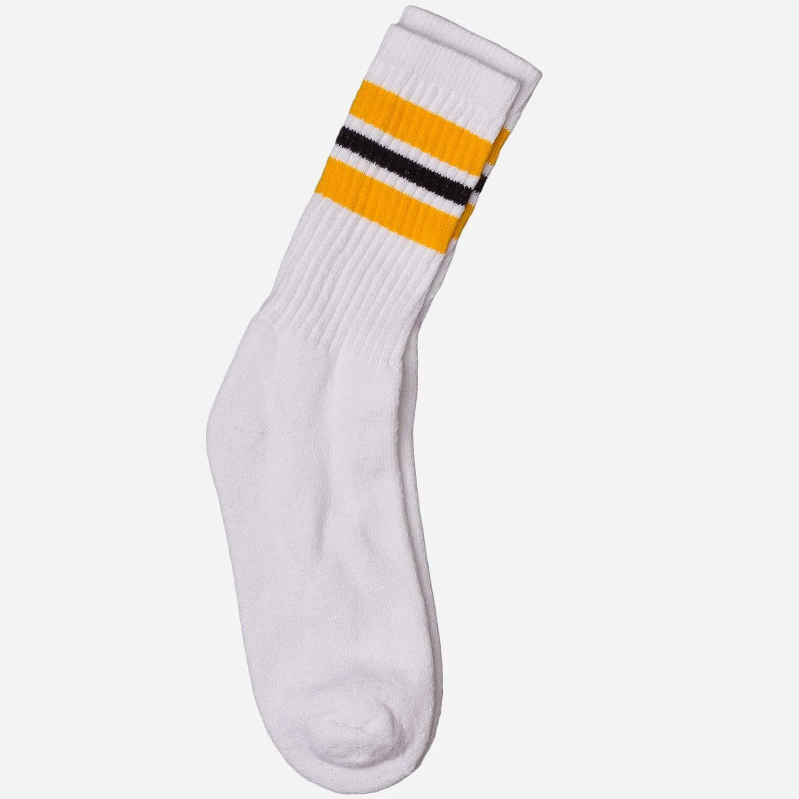 Striped White Tube Socks - Image 5
