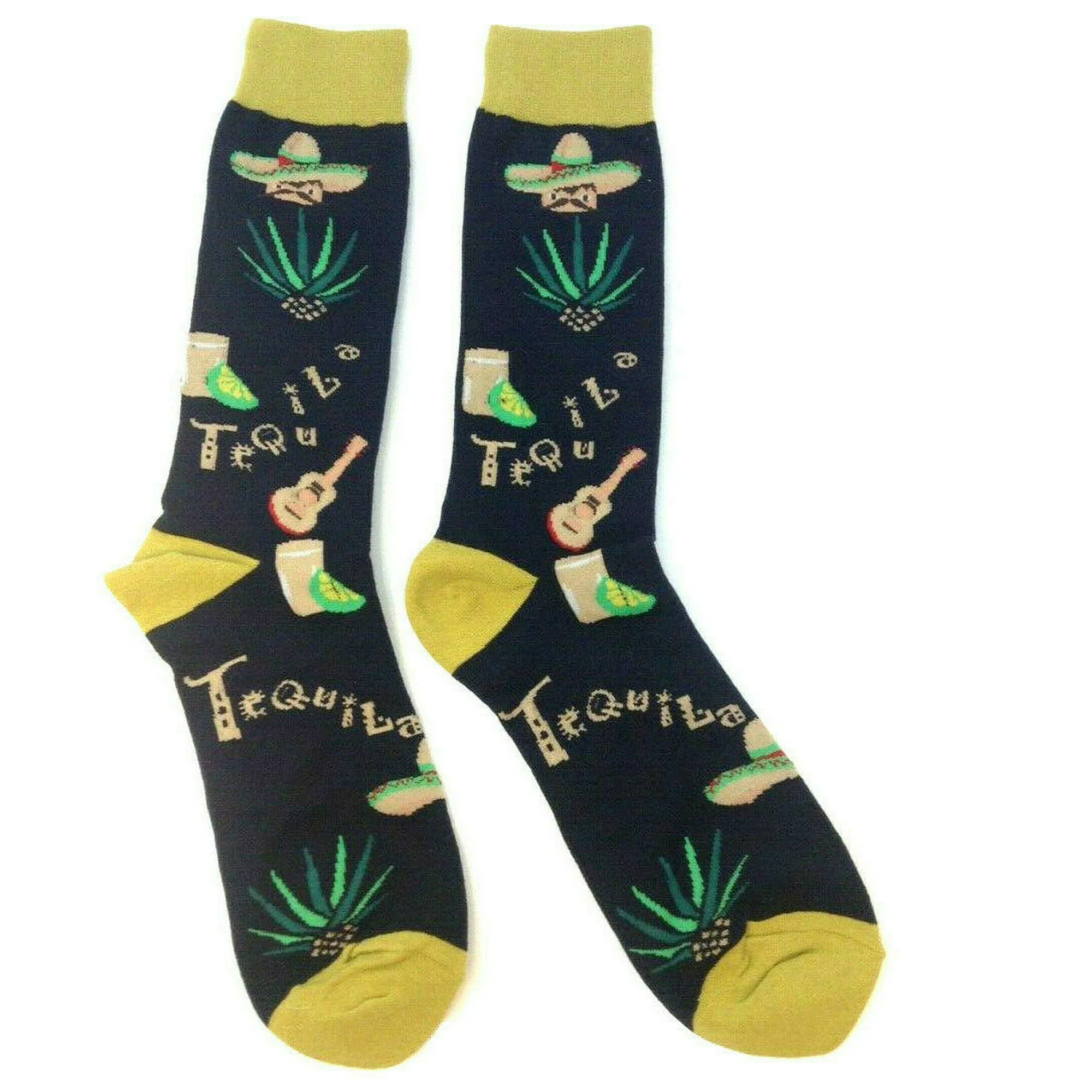 Tequila and Guitar Crew Socks - Image 2