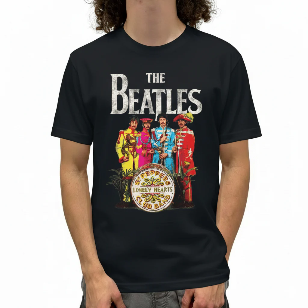 Beatles Lonely Hearts T-Shirt - Image 2