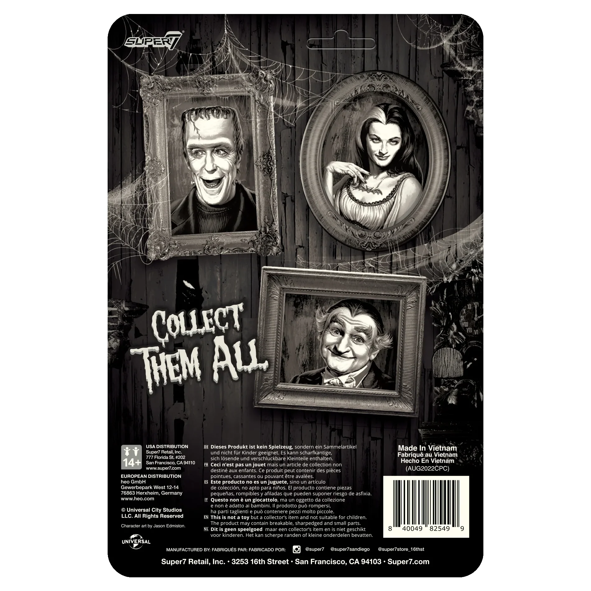 The Munsters Herman Munster Figurine by Super7 - Image 3