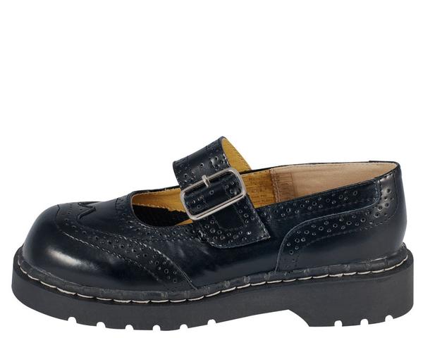 TUK Black Brogue Mary Jane T1002 - Image 3