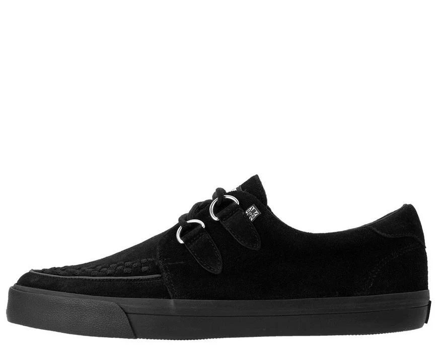 TUK Black Suede Sneaker Creeper A9178 - Image 3