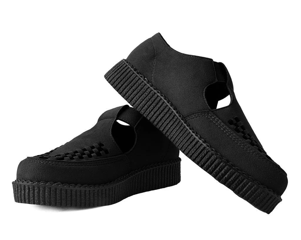 TUK Black T-Strap Mary Jane Creeper F9954 - Image 2