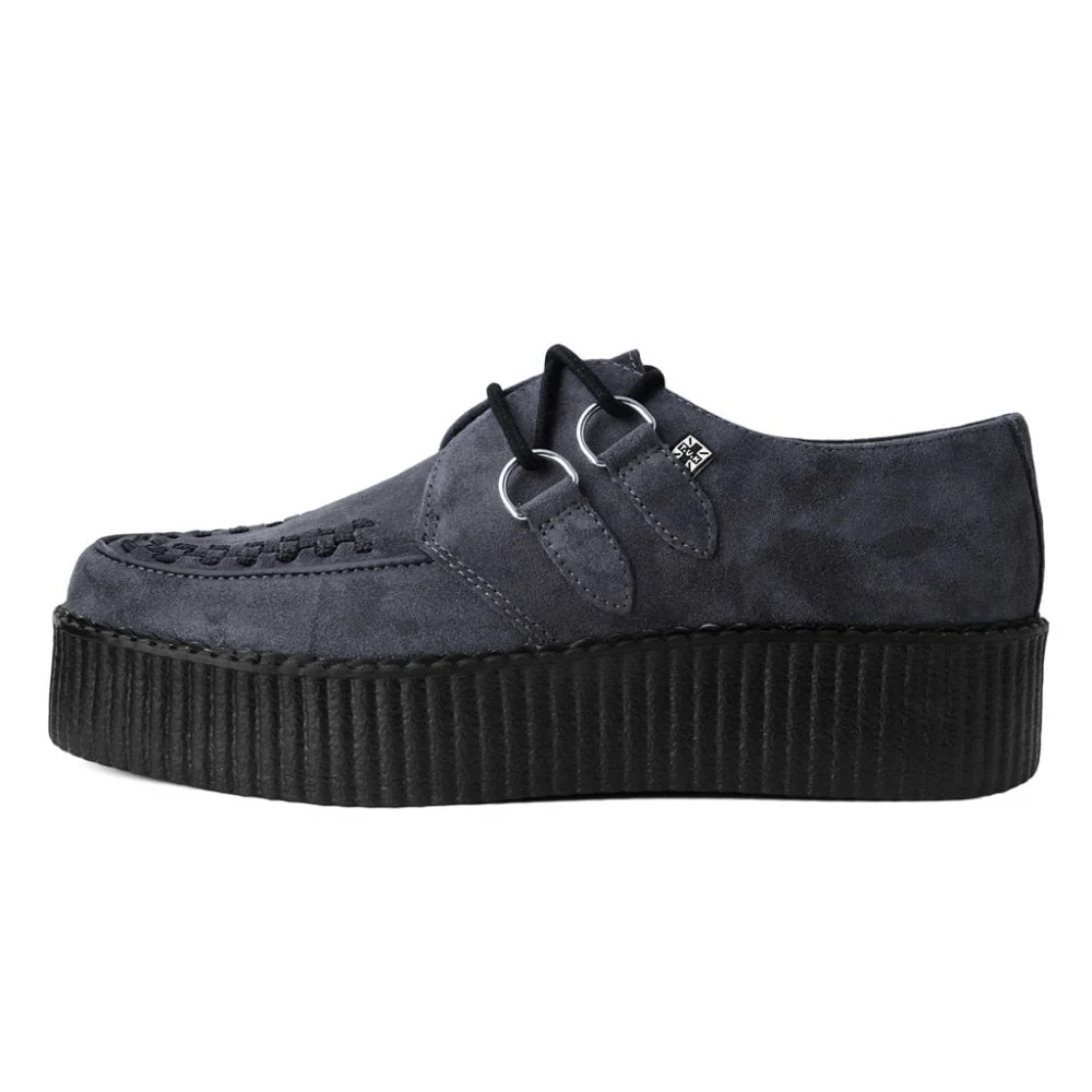 TUK Charcoal Suede Mondo Creeper V9763 - Image 2