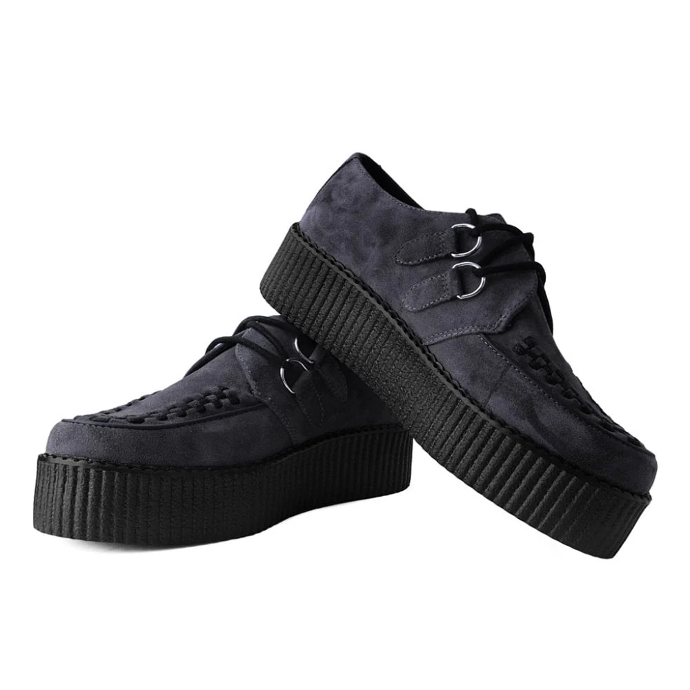 TUK Charcoal Suede Mondo Creeper V9763 - Image 3