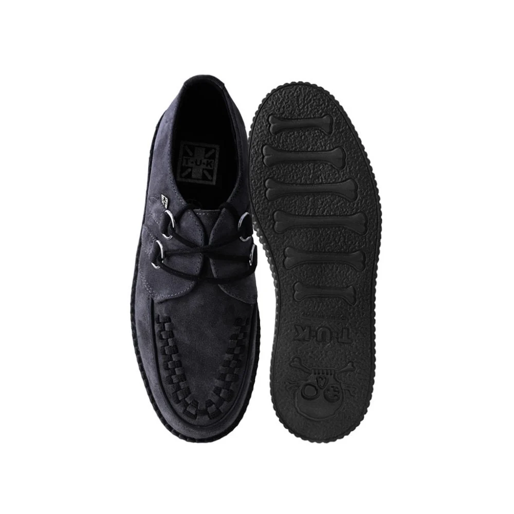 TUK Charcoal Suede Mondo Creeper V9763 - Image 4