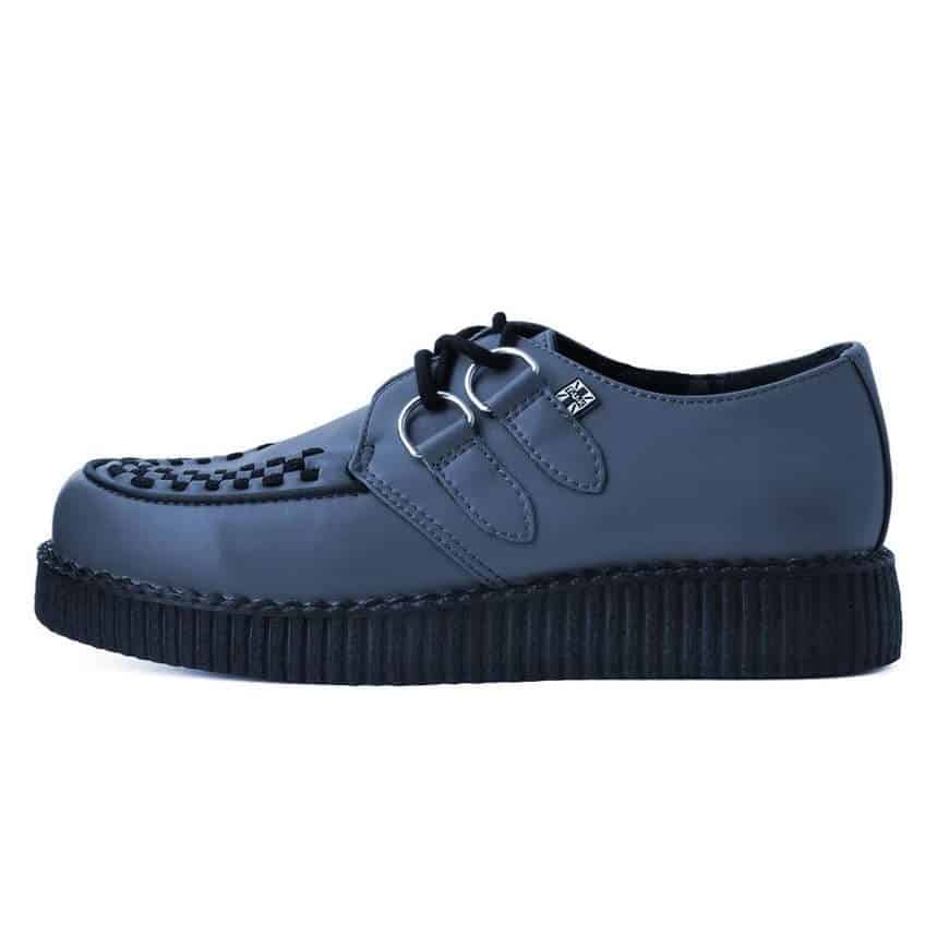 TUK Gray Vegan Low Sole Creeper F9680 - Image 3
