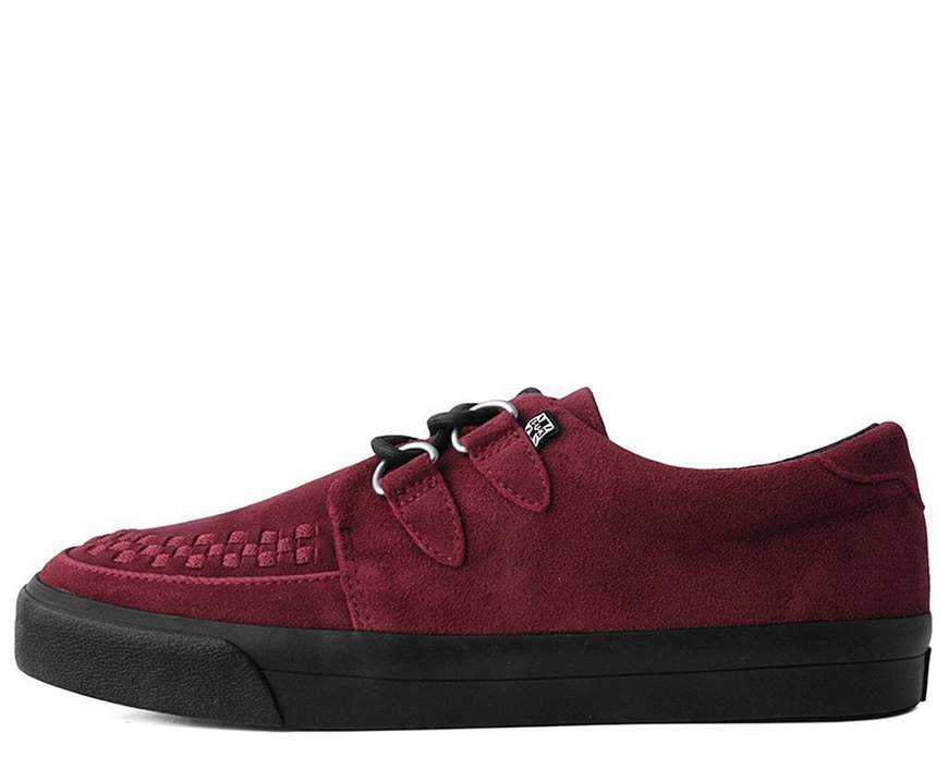TUK Red Suede Sneaker Creeper A9529 - Image 2