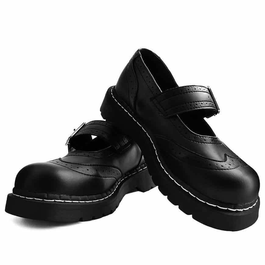 TUK Vegan Brogue Mary Jane T2269 - Image 3