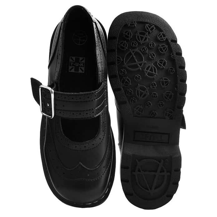 TUK Vegan Brogue Mary Jane T2269 - Image 4