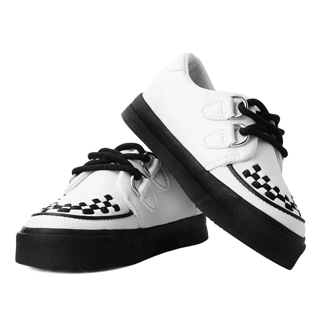 TUK White Toddler Sneaker Creeper A9788 - Image 2