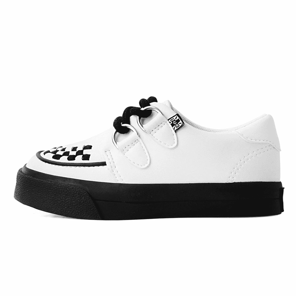TUK White Toddler Sneaker Creeper A9788 - Image 3