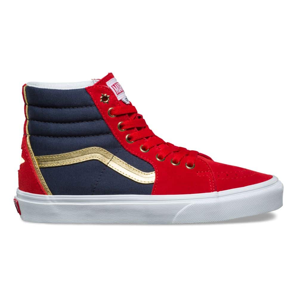 Vans Sk8-Hi Captain Marvel Shoe - Image 3