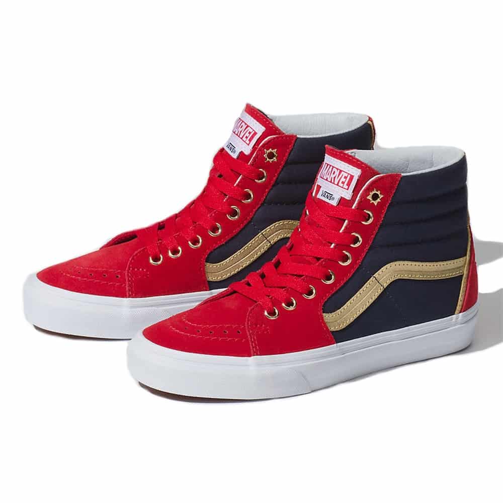 Vans Sk8-Hi Captain Marvel Shoe - Image 4