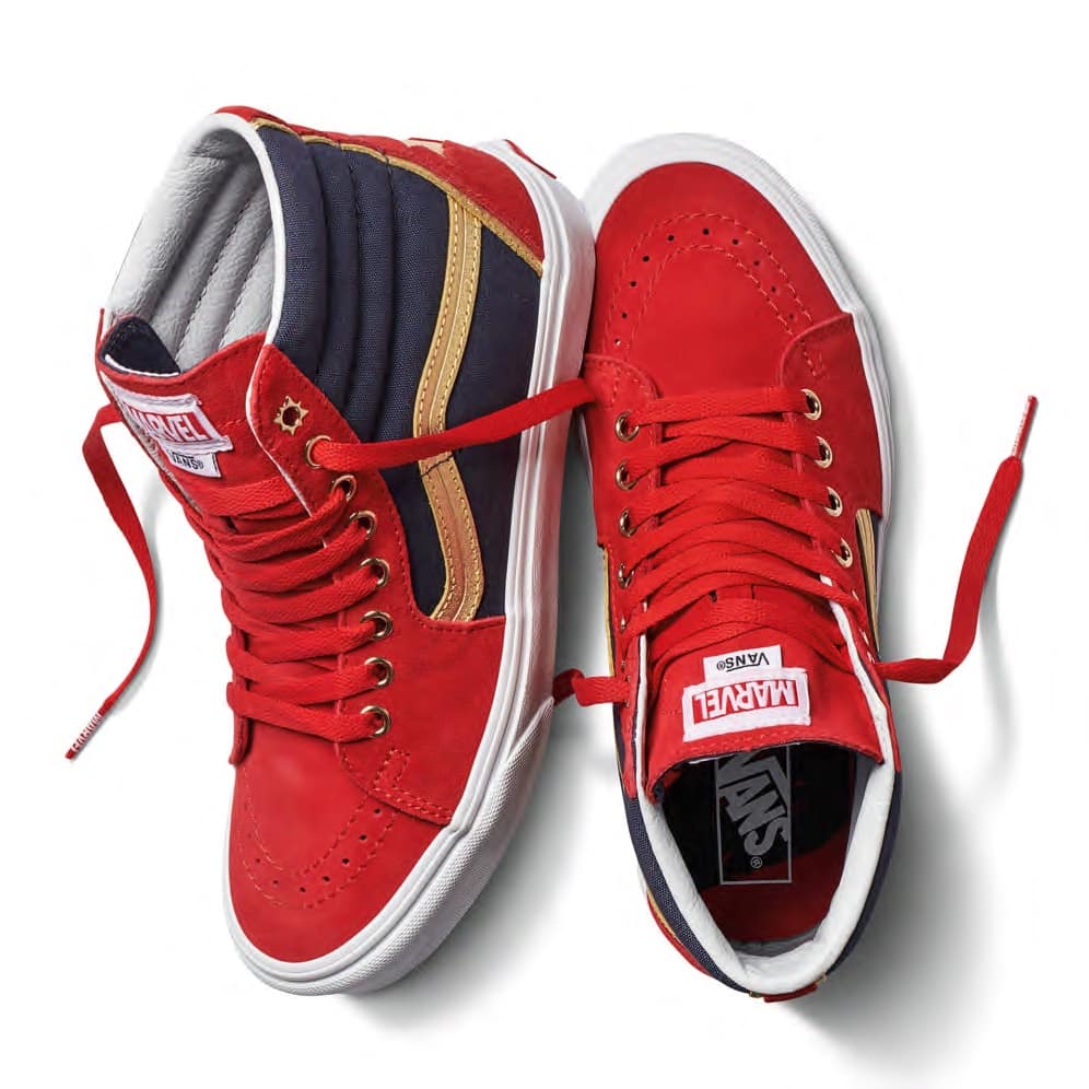 Vans Sk8-Hi Captain Marvel Shoe - Image 5