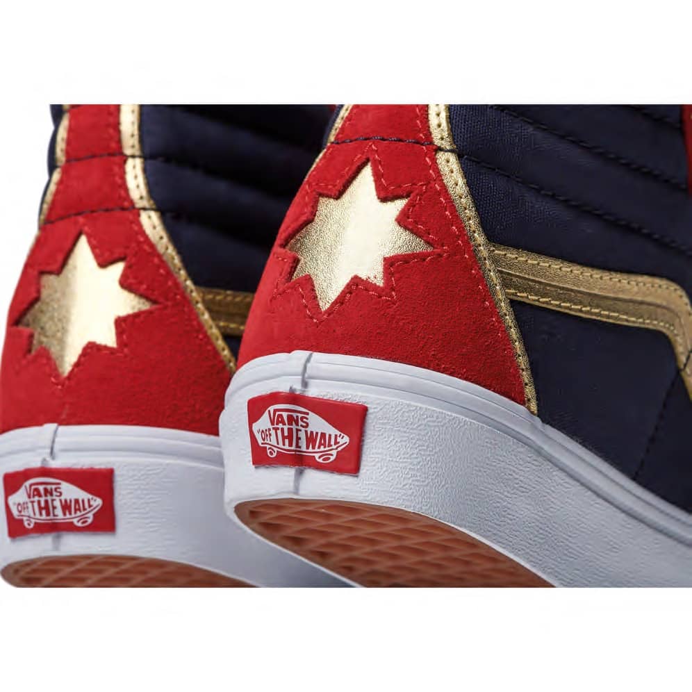 Vans Sk8-Hi Captain Marvel Shoe - Image 6