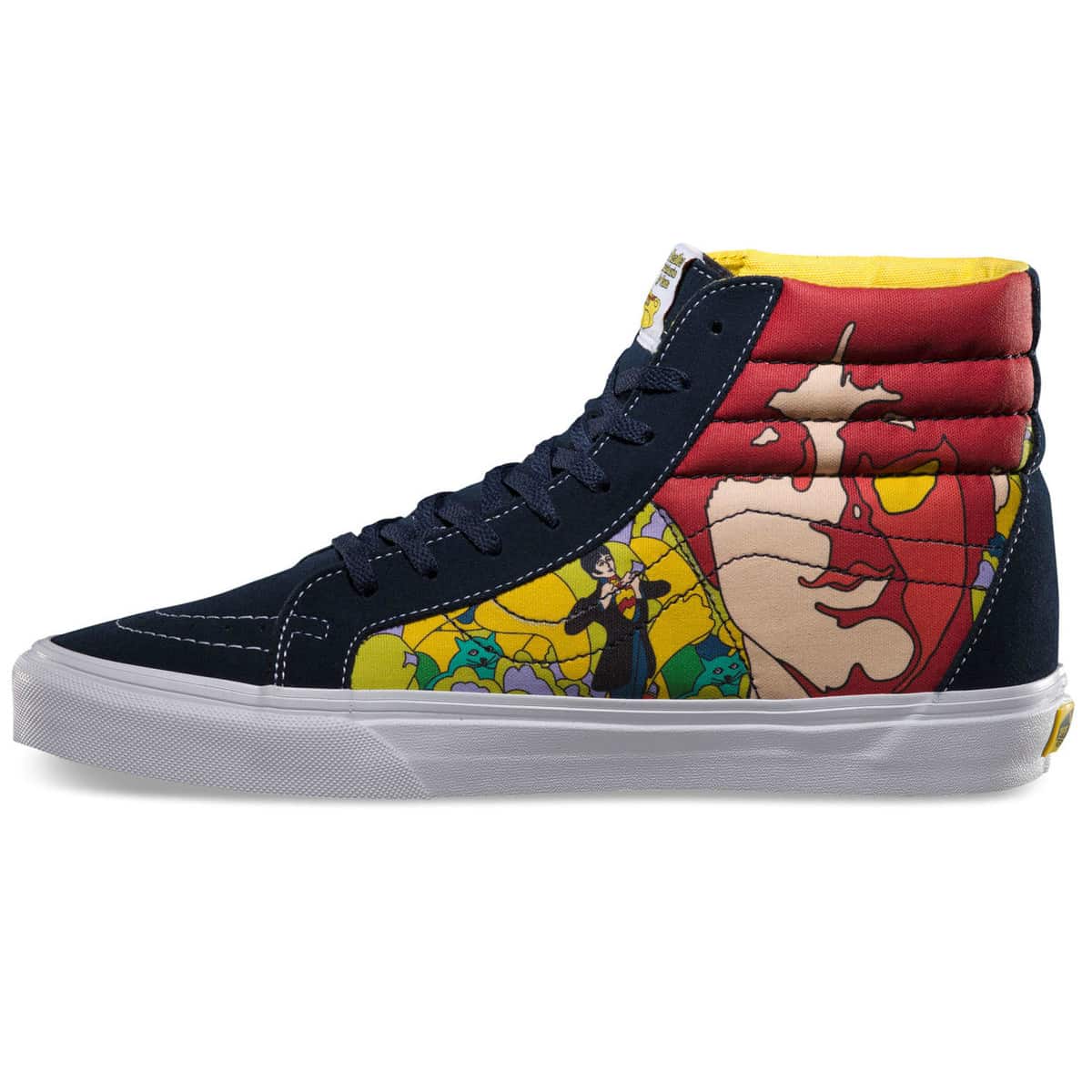Vans Sk8 Hi The Beatles Yellow Submarine Faces Shoe - Image 3