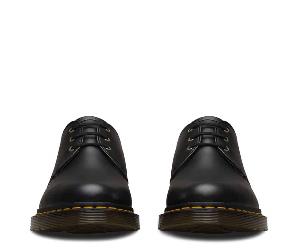 Dr. Martens 1461 Vegan Black Felix Rub Off 3-Eye Shoe - Image 3