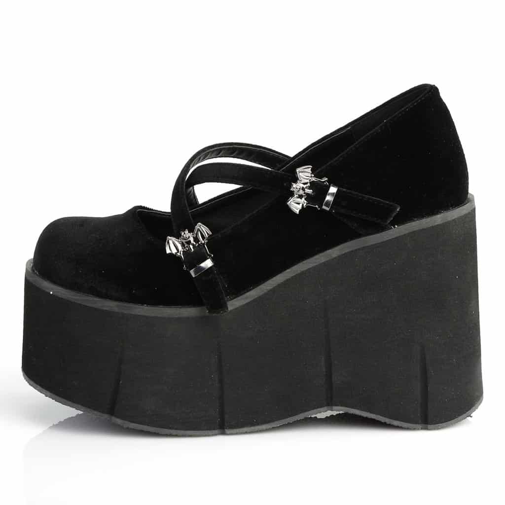 Demonia Velvet Platform Mary Jane Kera-10 - Image 3