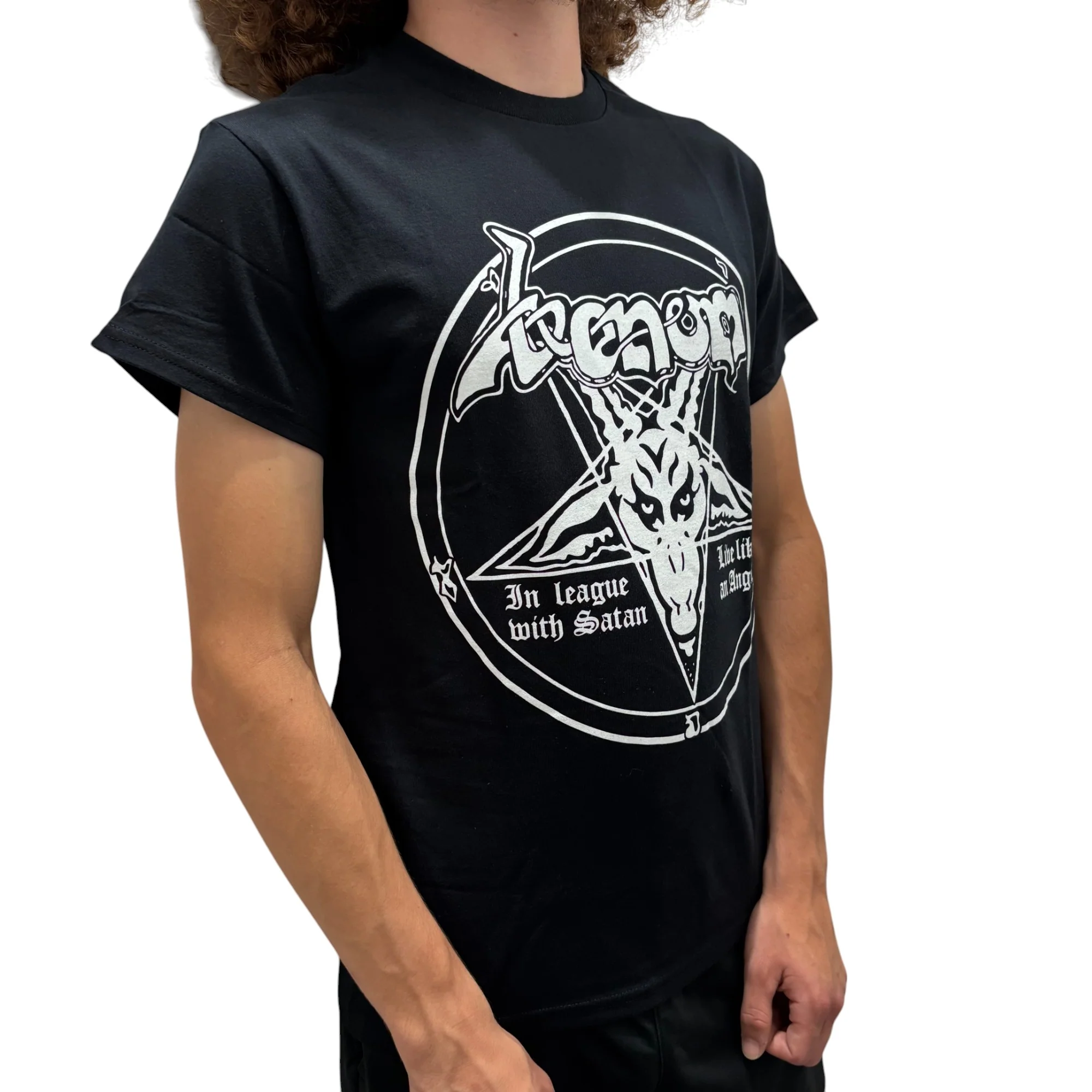 Venom In League With Satan T-Shirt - Image 3