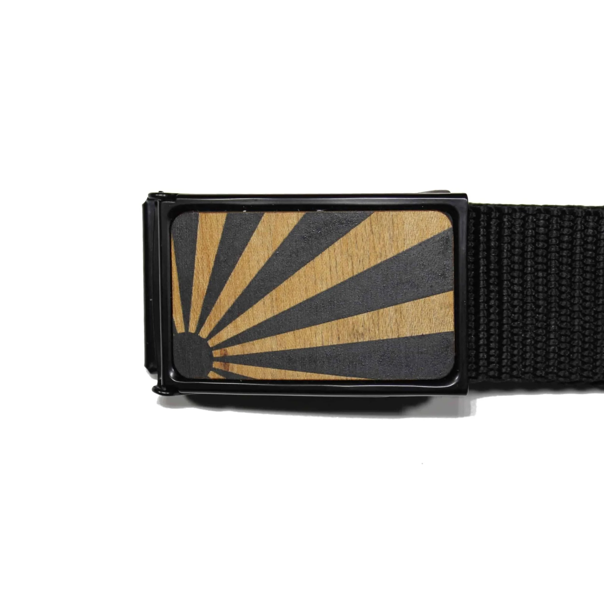 Web Belt Black and Brown Rising Sun - Image 2