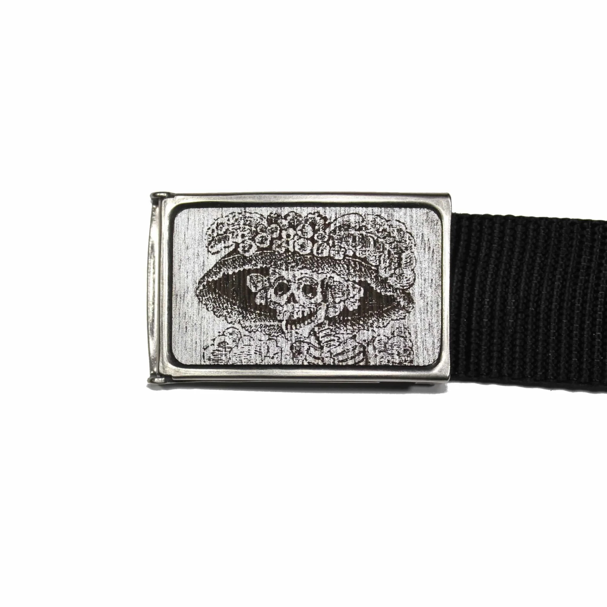 Web Belt Gray and Silver Catrina - Image 2