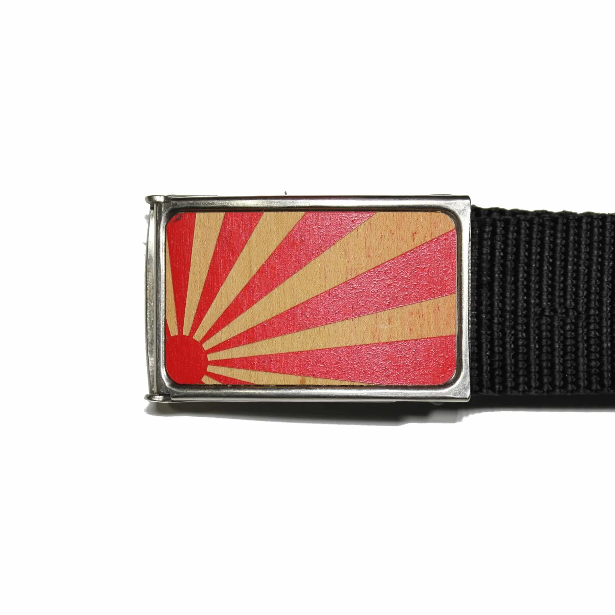 Web Belt Red and Brown Rising Sun - Image 2
