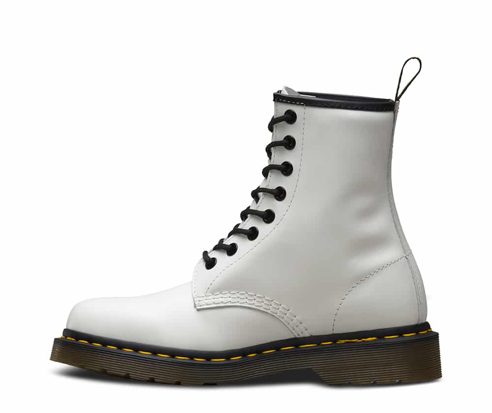Dr. Martens 1460 White Smooth 8-Eye Boot - Image 4