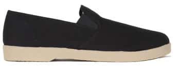 Zig Zag Slip-On Shoes Black/Gum Sole 7206 - Image 2