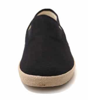 Zig Zag Slip-On Shoes Black/Gum Sole 7206 - Image 3