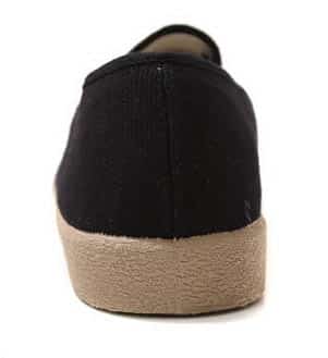 Zig Zag Slip-On Shoes Black/Gum Sole 7206 - Image 4