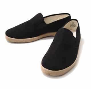 Zig Zag Slip-On Shoes Black/Gum Sole 7206 - Image 6